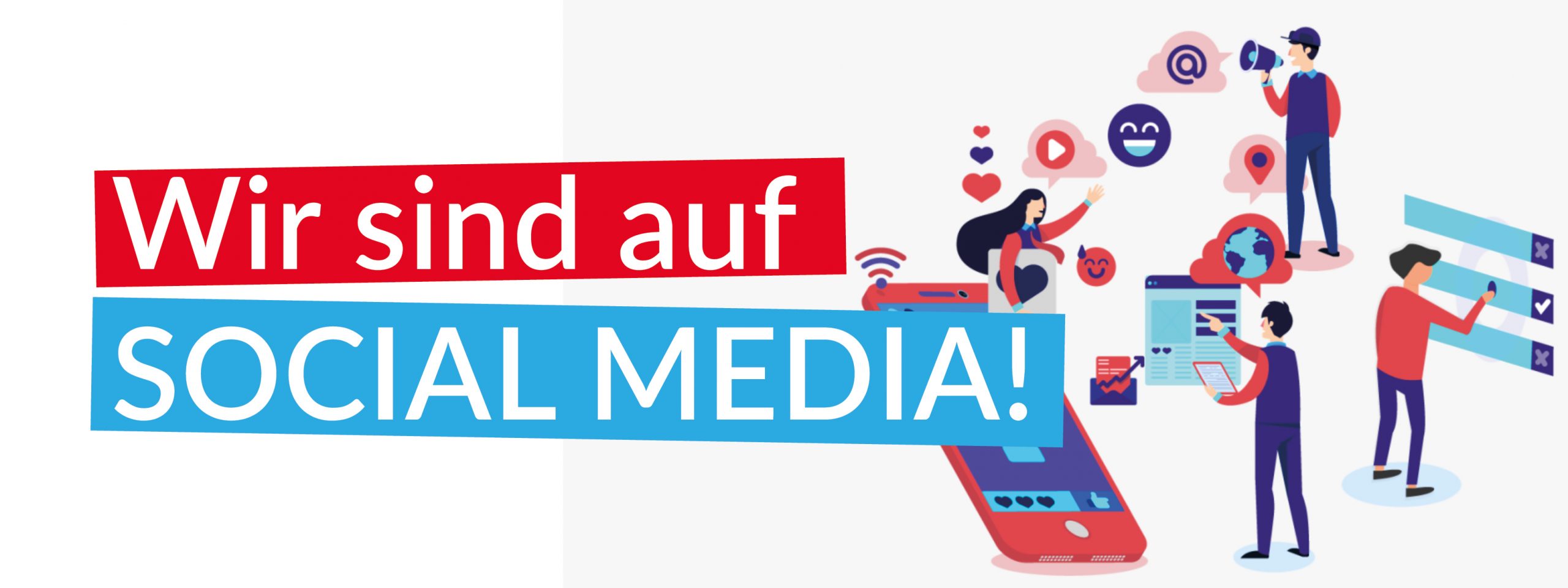Wir sind auf Social Media!