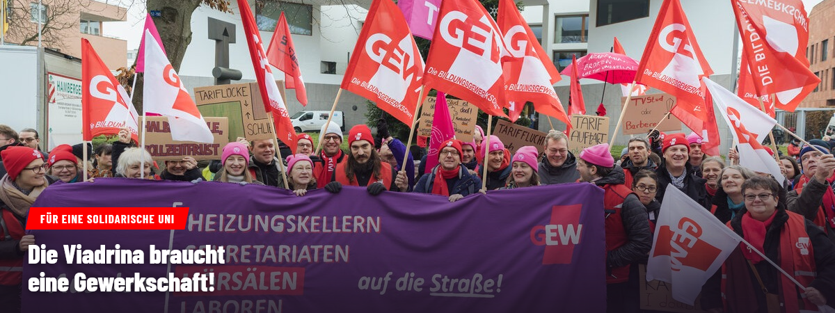 Am 3. November: Gründung der GEW-Betriebsgruppe an der Europa-Universität Viadrina